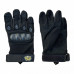 Перчатки со слайдерами для лонгборда BroStuff Black Sliders Red L