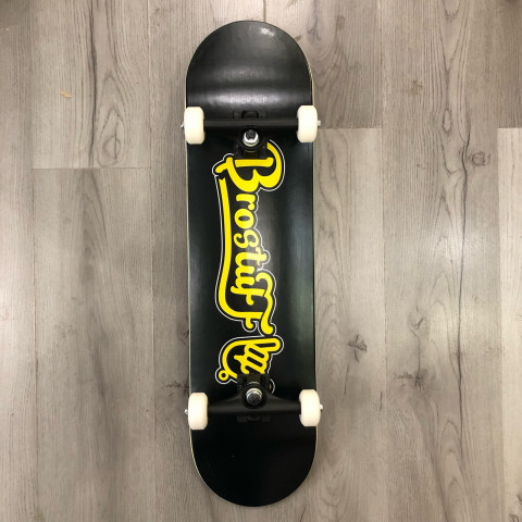 Скейтборд в сборе BroStuff - Original Logo Black 8.0